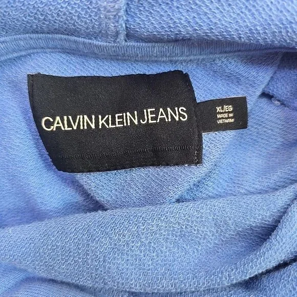 2 Calvin Klein Women Tie Dye Block Monogram Logo Cropped Hoodies Size XL & XXL - Picture 7 of 14